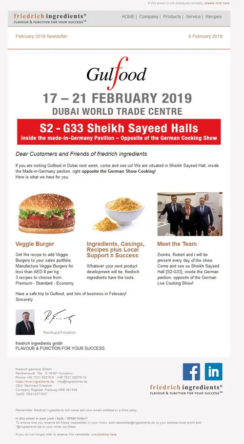 soliq GmbH - Newsletter Layout