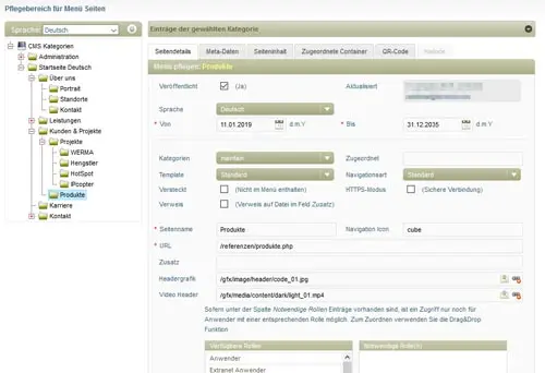 soliq GmbH - xCMS Navigationspflege
