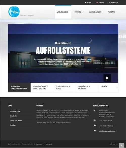 Braunwarth Schlauchaufroller Überlingen